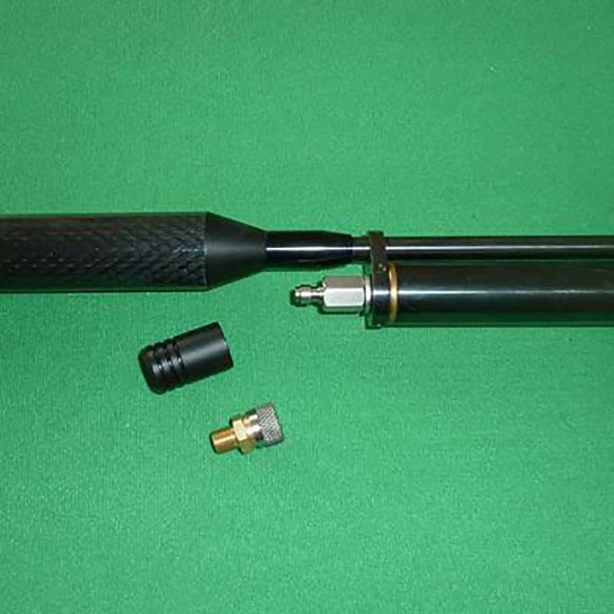 Quick Coupler Plug – Full Cover Cap, Black Delrin