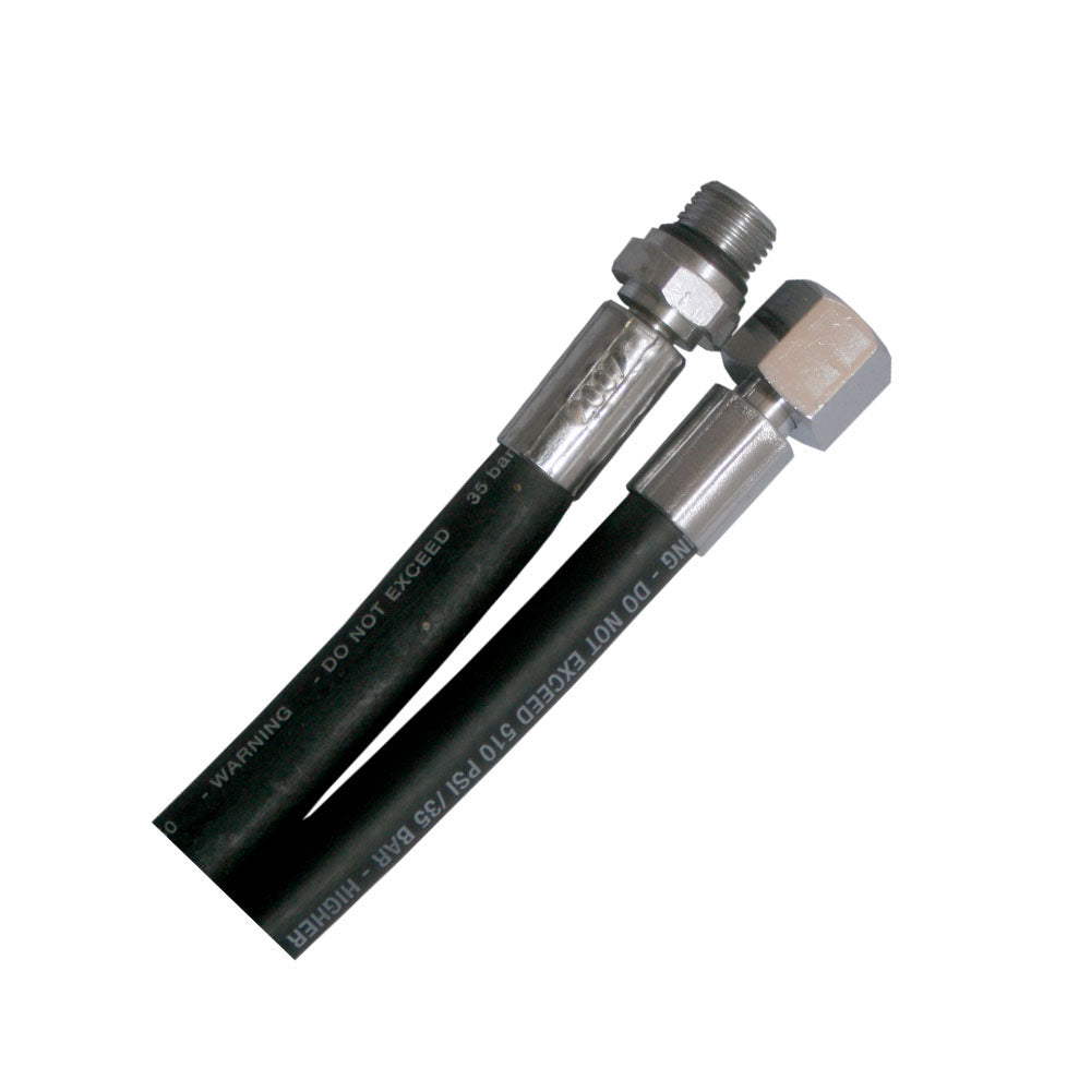 Nautilus Rubber Regulator Hose 100cm 1/2"