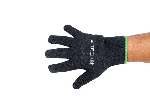 SiTech Kleven Inner glove, grey/black, hollow fiber - L - pair