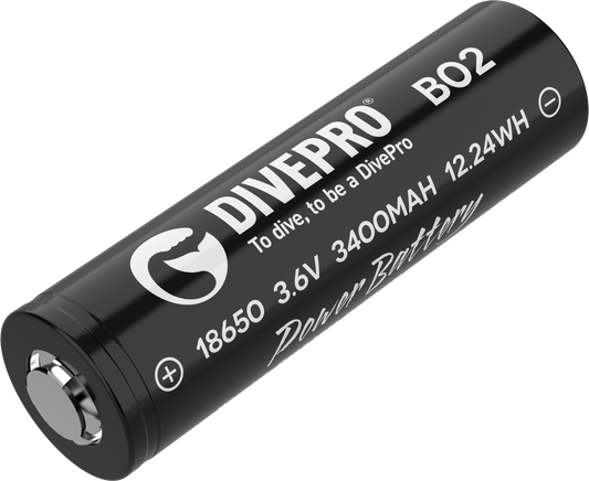 Divepro Power 18650 3400maH battery (Max discharger about 15A)