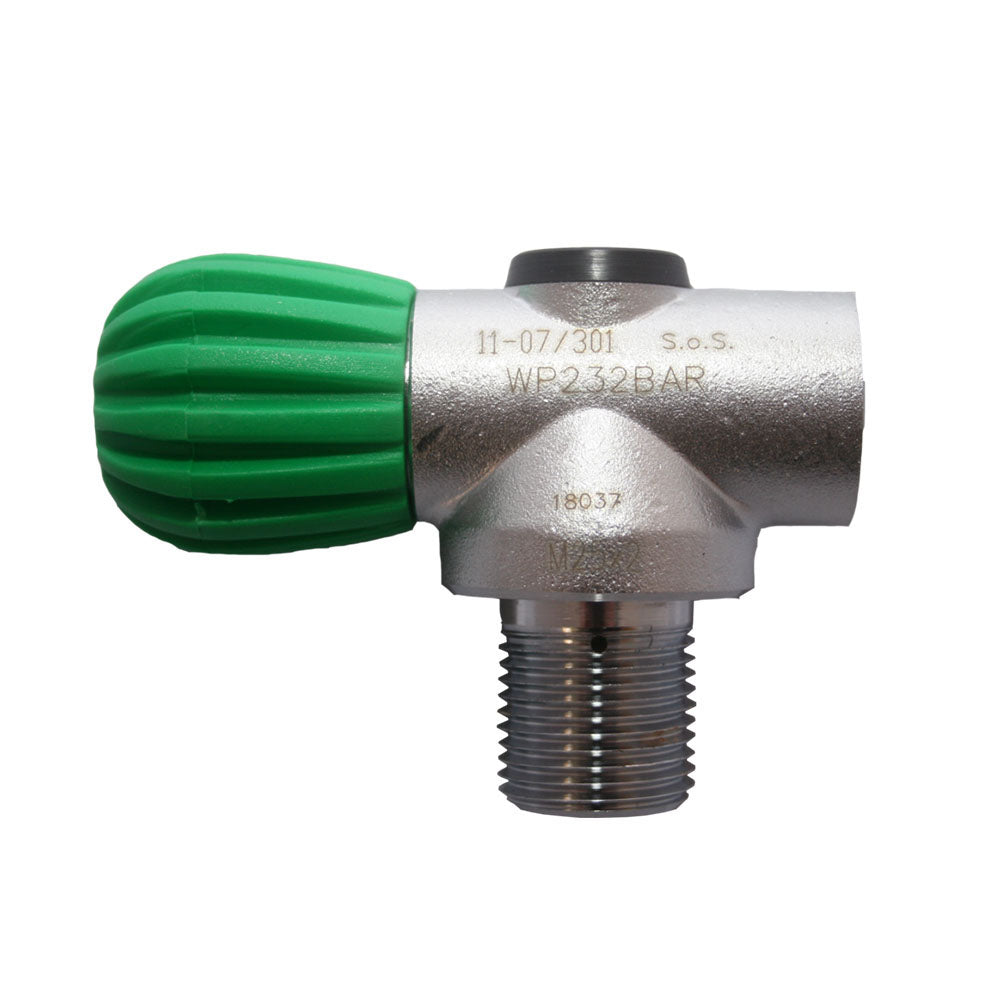 DIRZone Inline Nitrox Rebreather Valve 230 bar M26x2