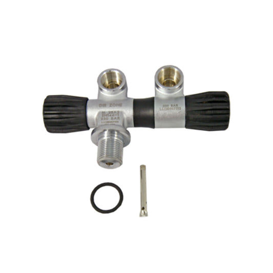 DIRZone Extendable Lavo Valve with Swivel 2nd Outlet, 230 Bar