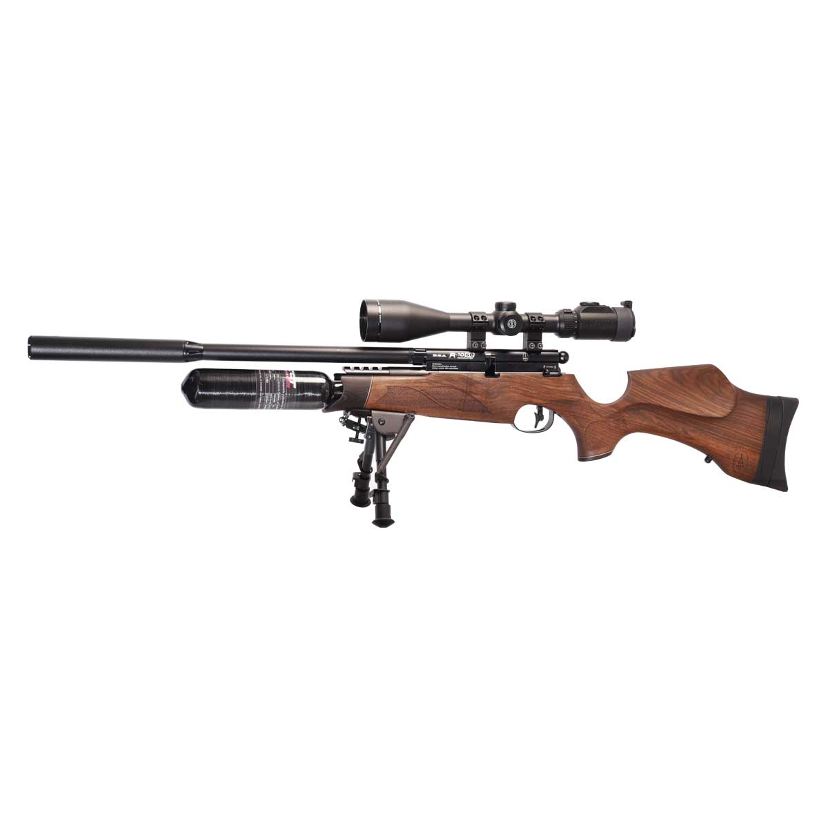 BSA R10, BSA R10 Regulated, Shrouded and R12 CLX SLX – Extra Capacity Aluminium and Carbon Fibre Buddy Bottles – No Stock Modifications Required!