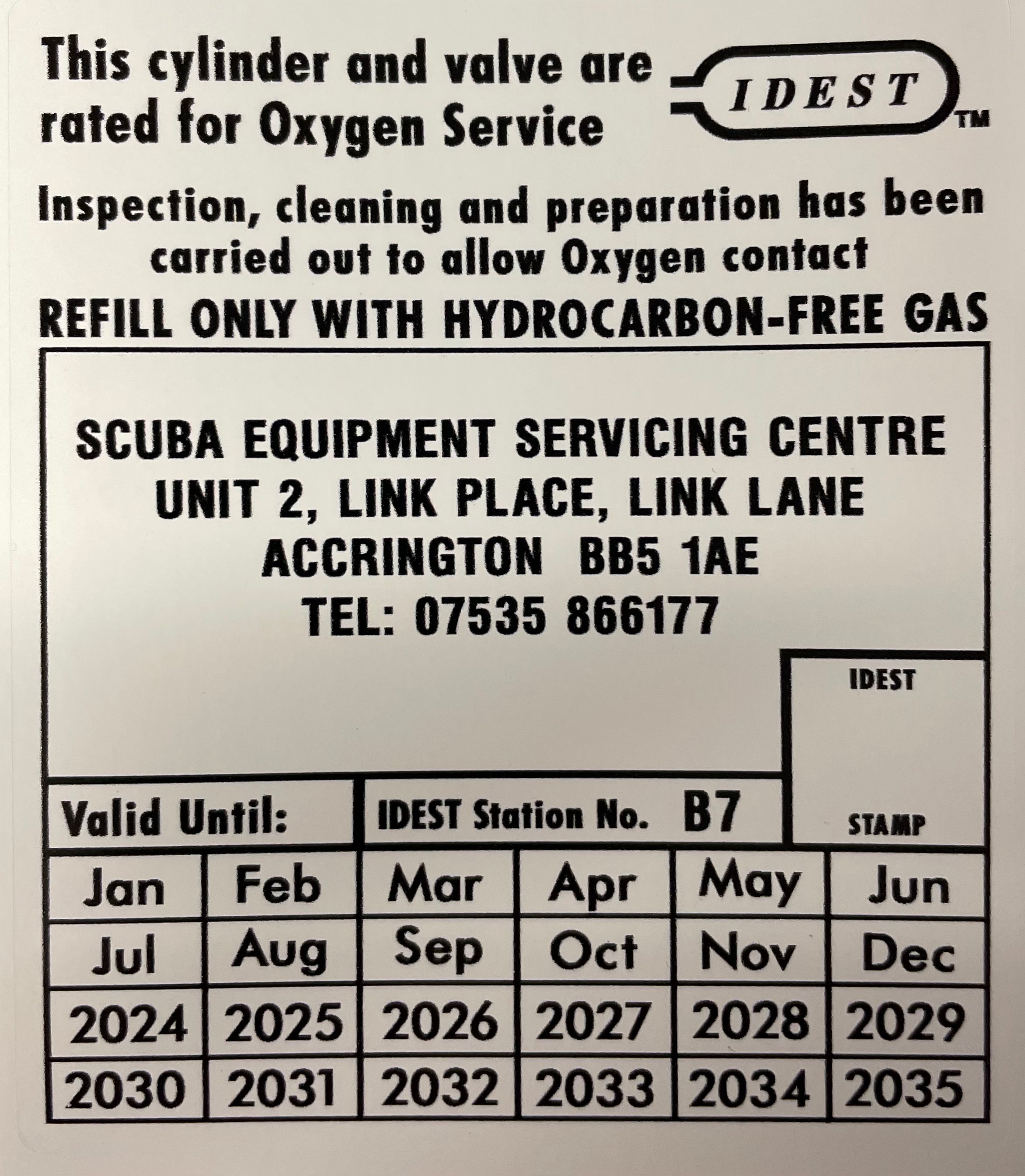 O2 Cleaning – Scuba Equipment Servicing Centre