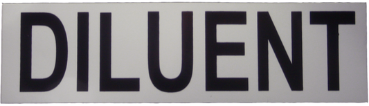 Nautilus Sticker DILUENT (small 17x5 cm)